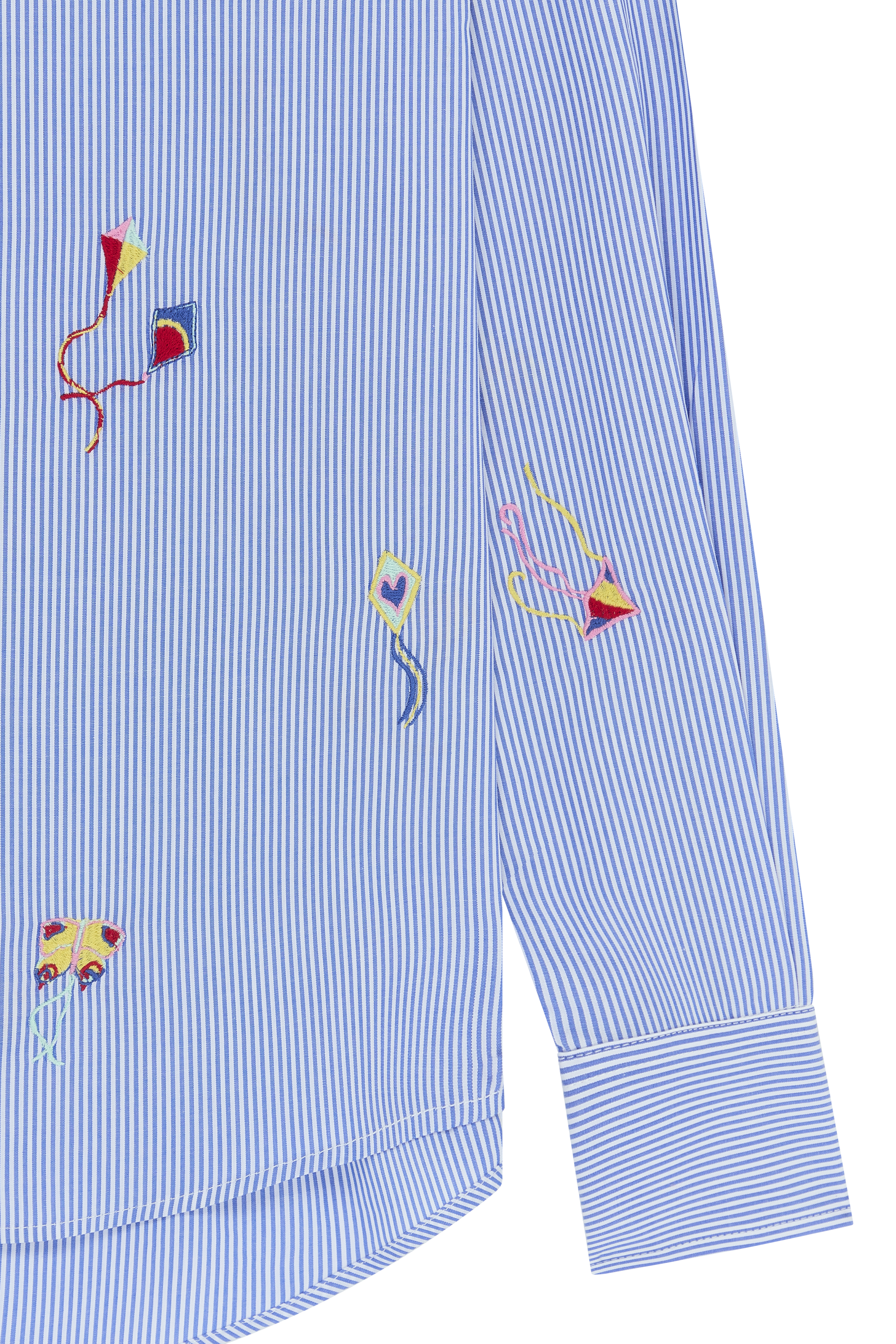 Kite Embroidered Stripe Shirt 