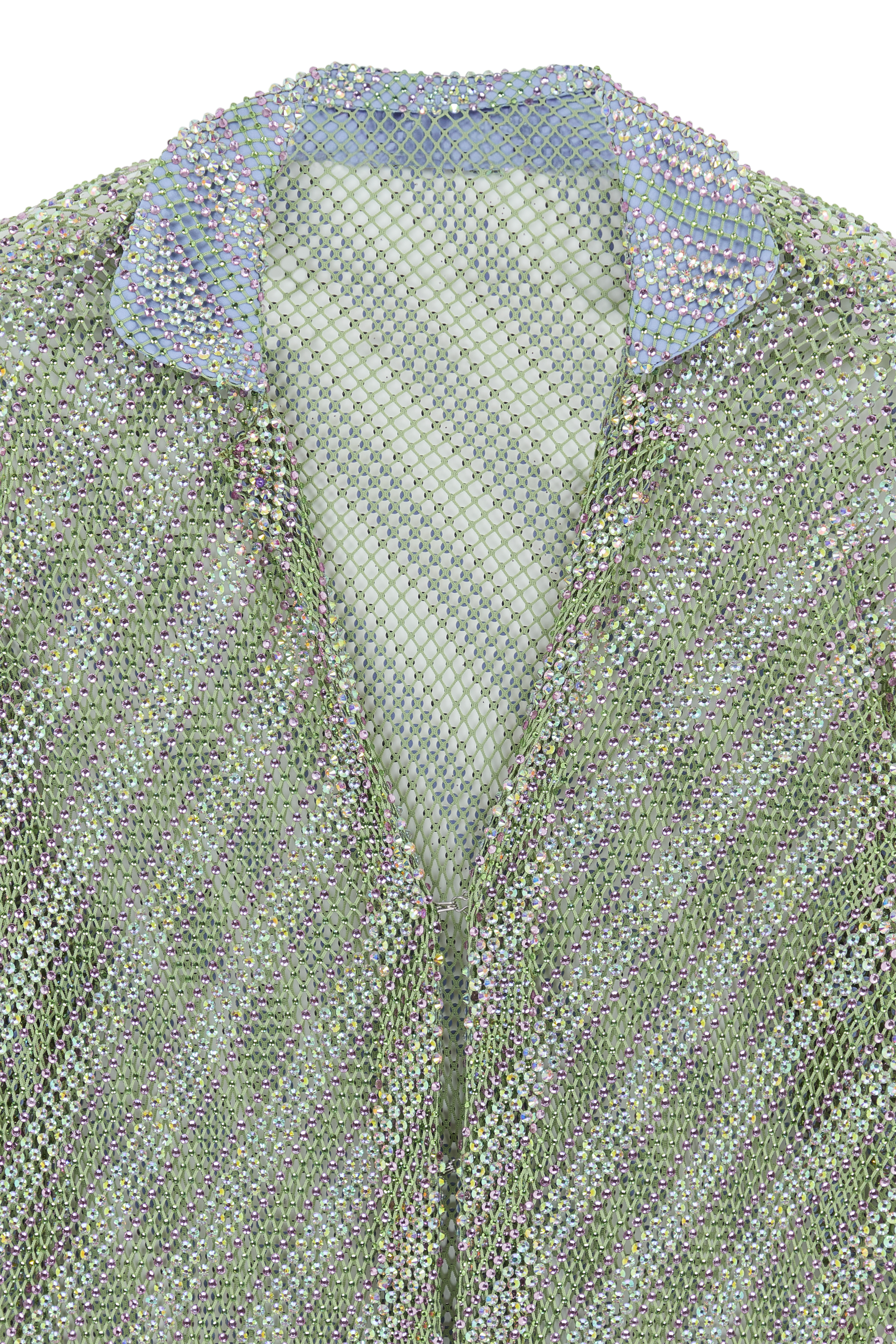 Crystal Mesh Pyjama Shirt 