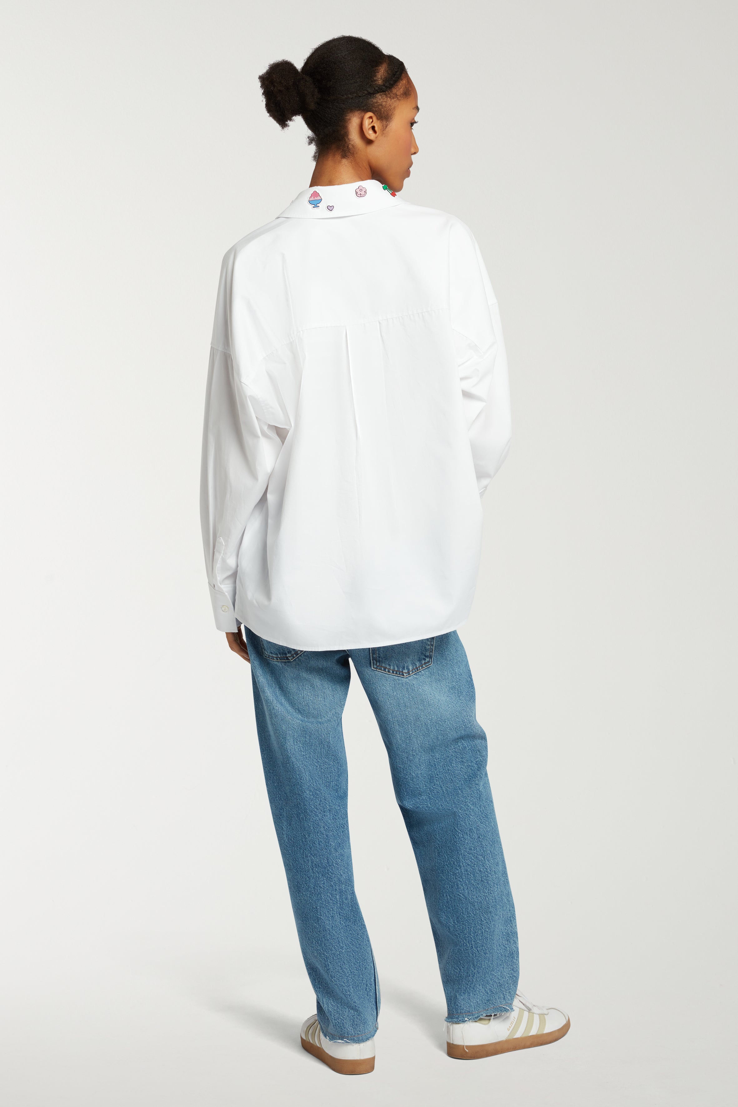 Denim With Sticker Patches