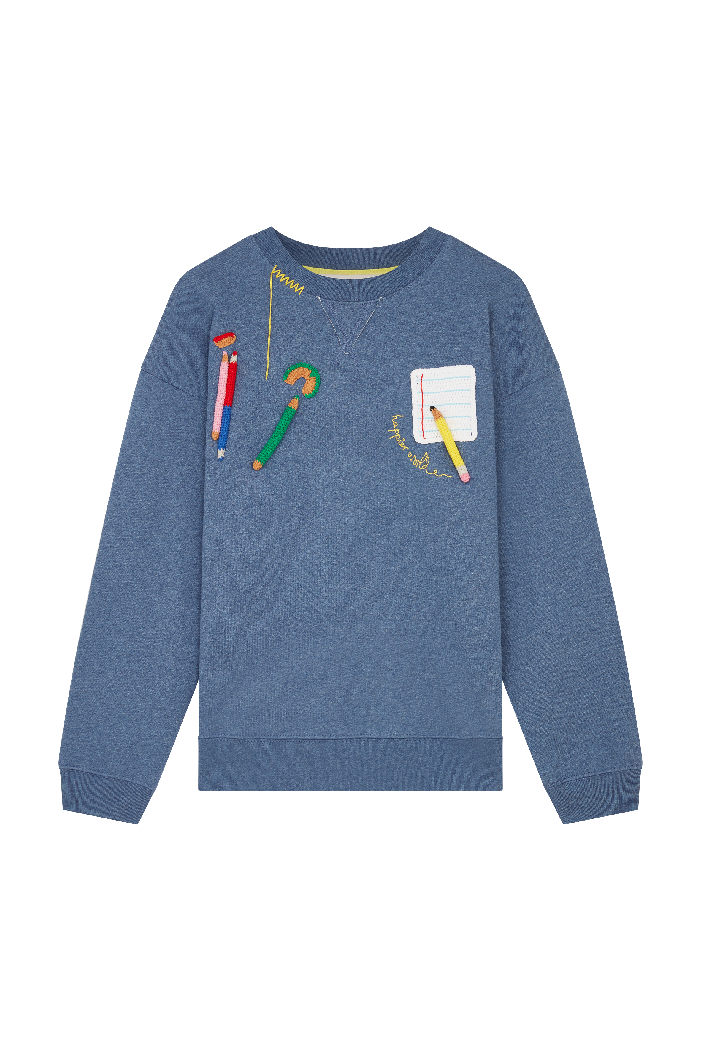 Crochet School Patch Jumper 