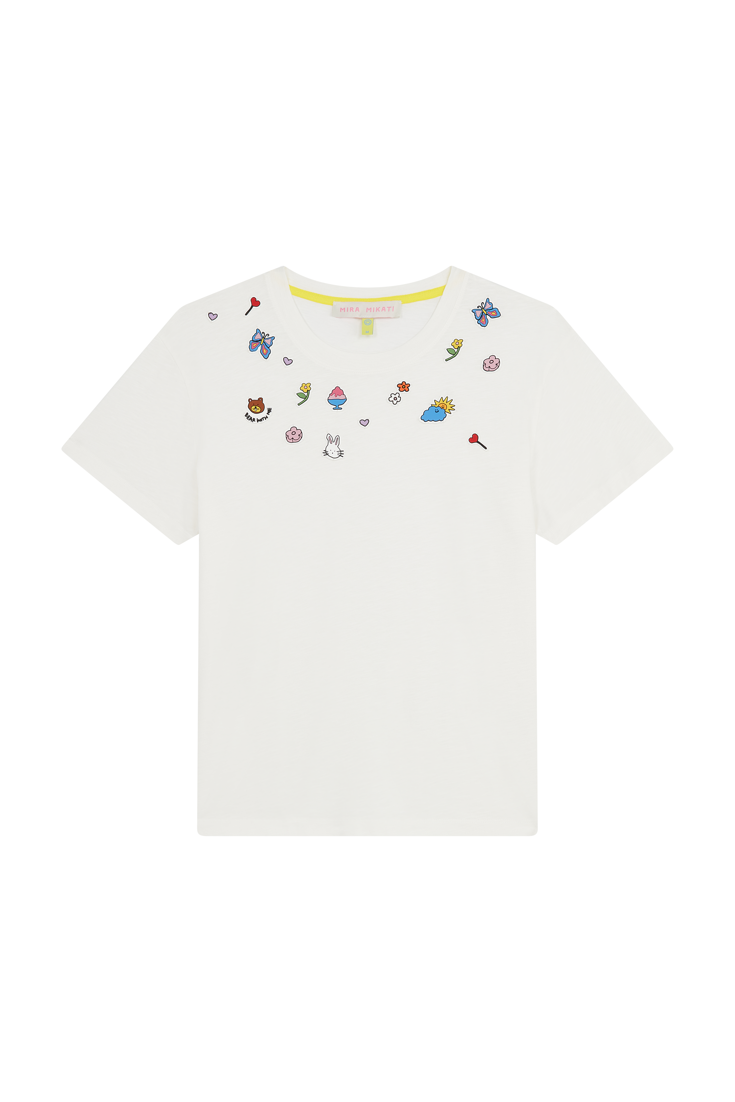 T-shirt With Sticker Patches