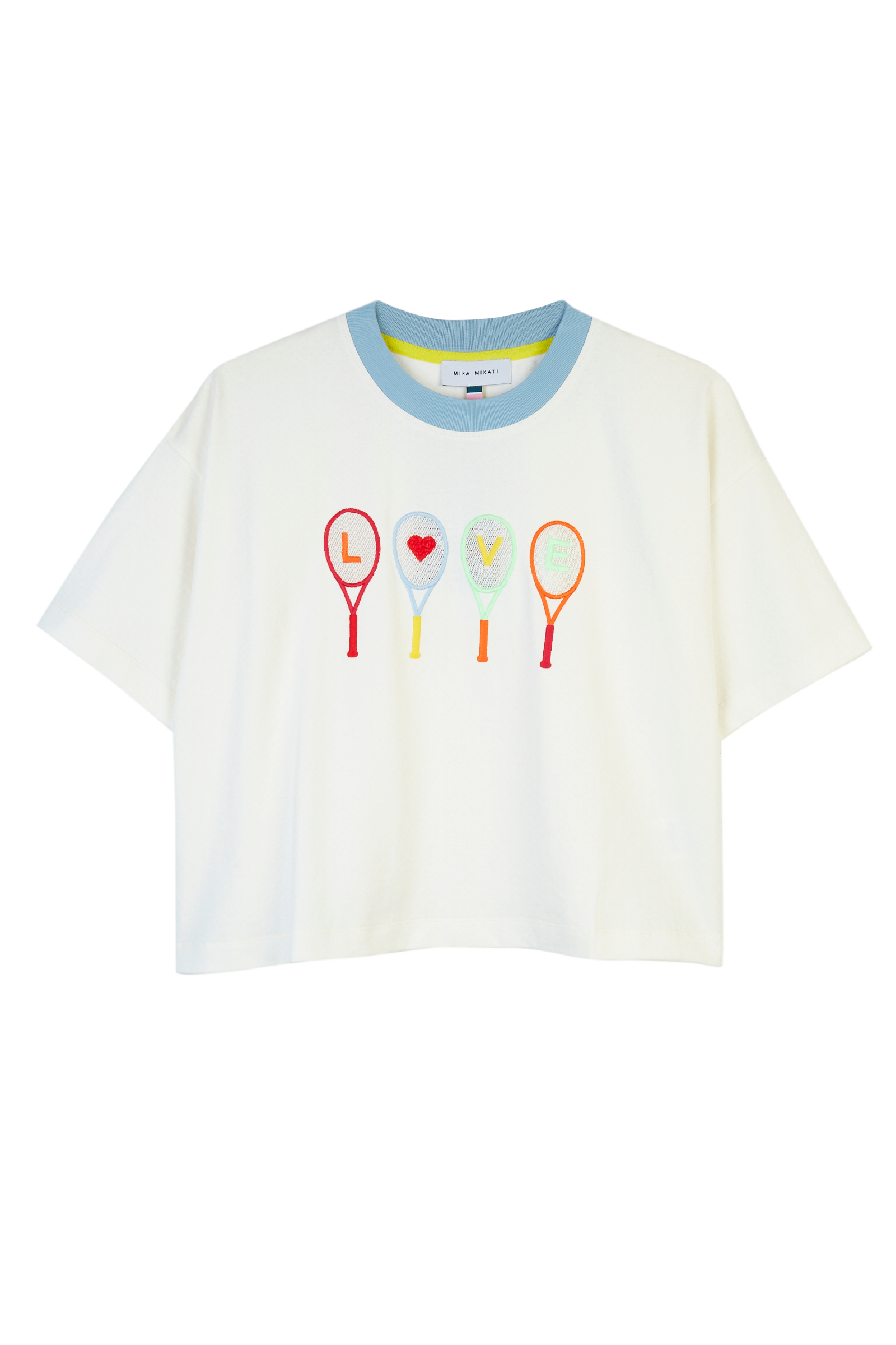 Cut-Out Tennis Racket T-Shirt 