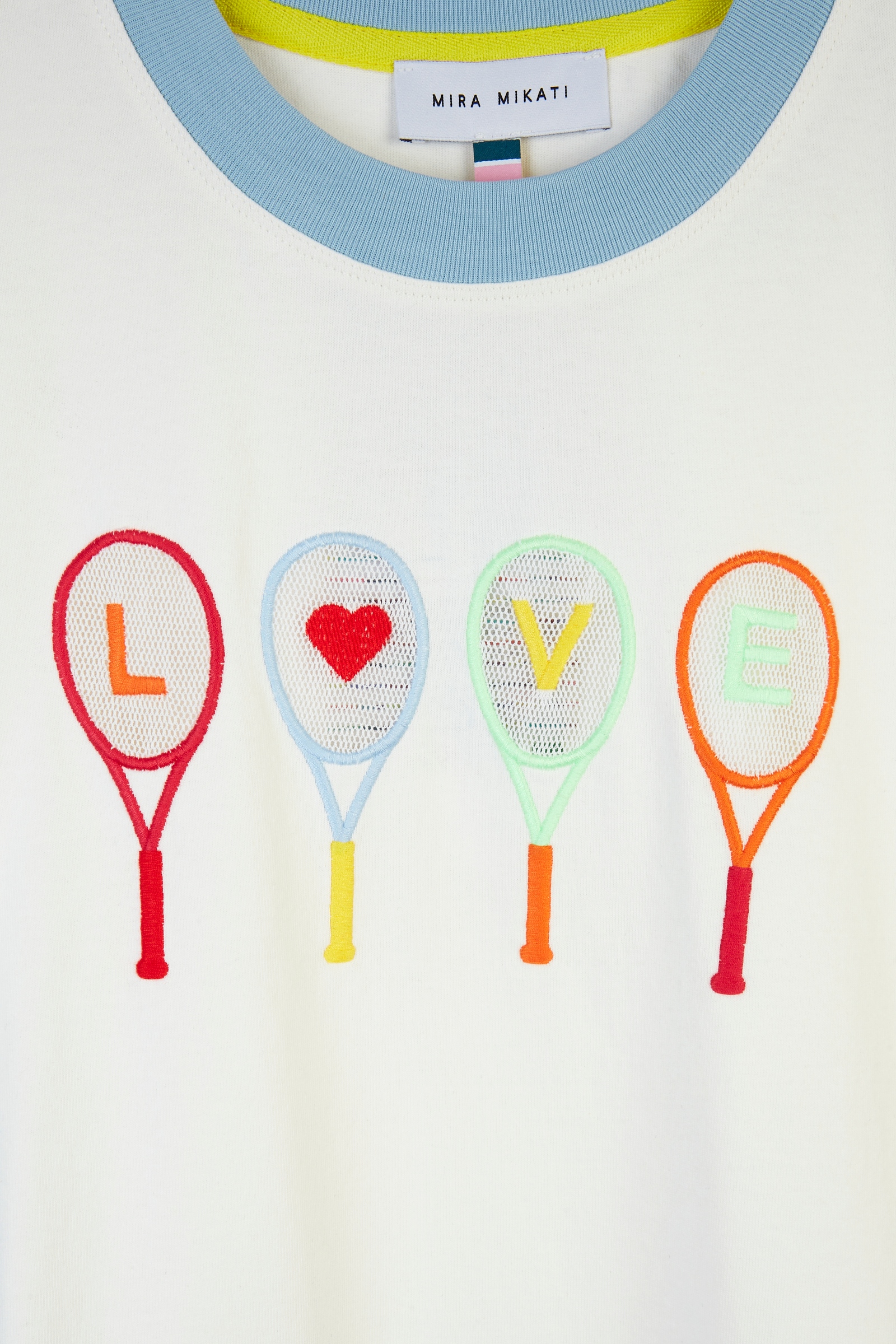 Cut-Out Tennis Racket T-Shirt 