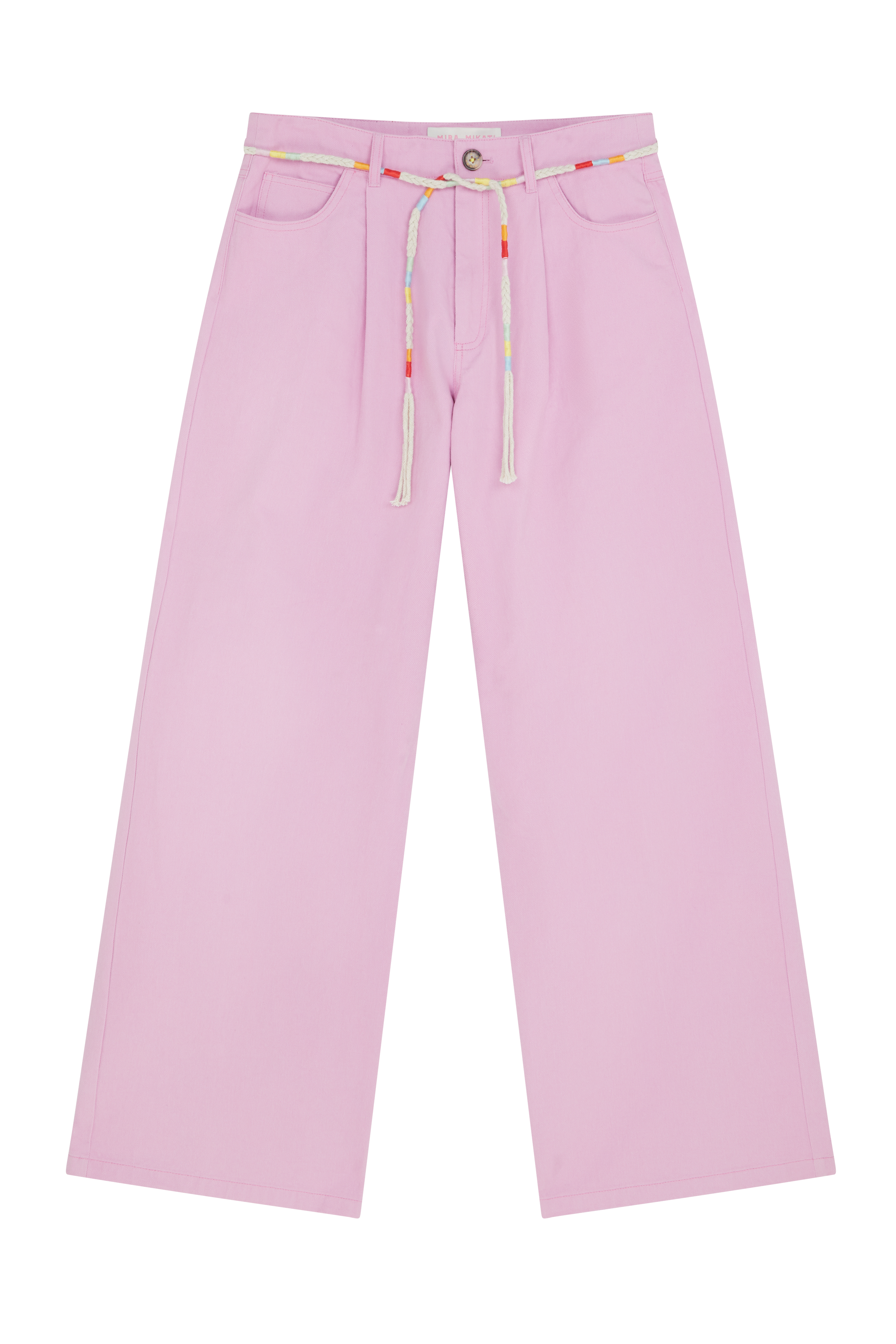 Pink Canvas Trousers 