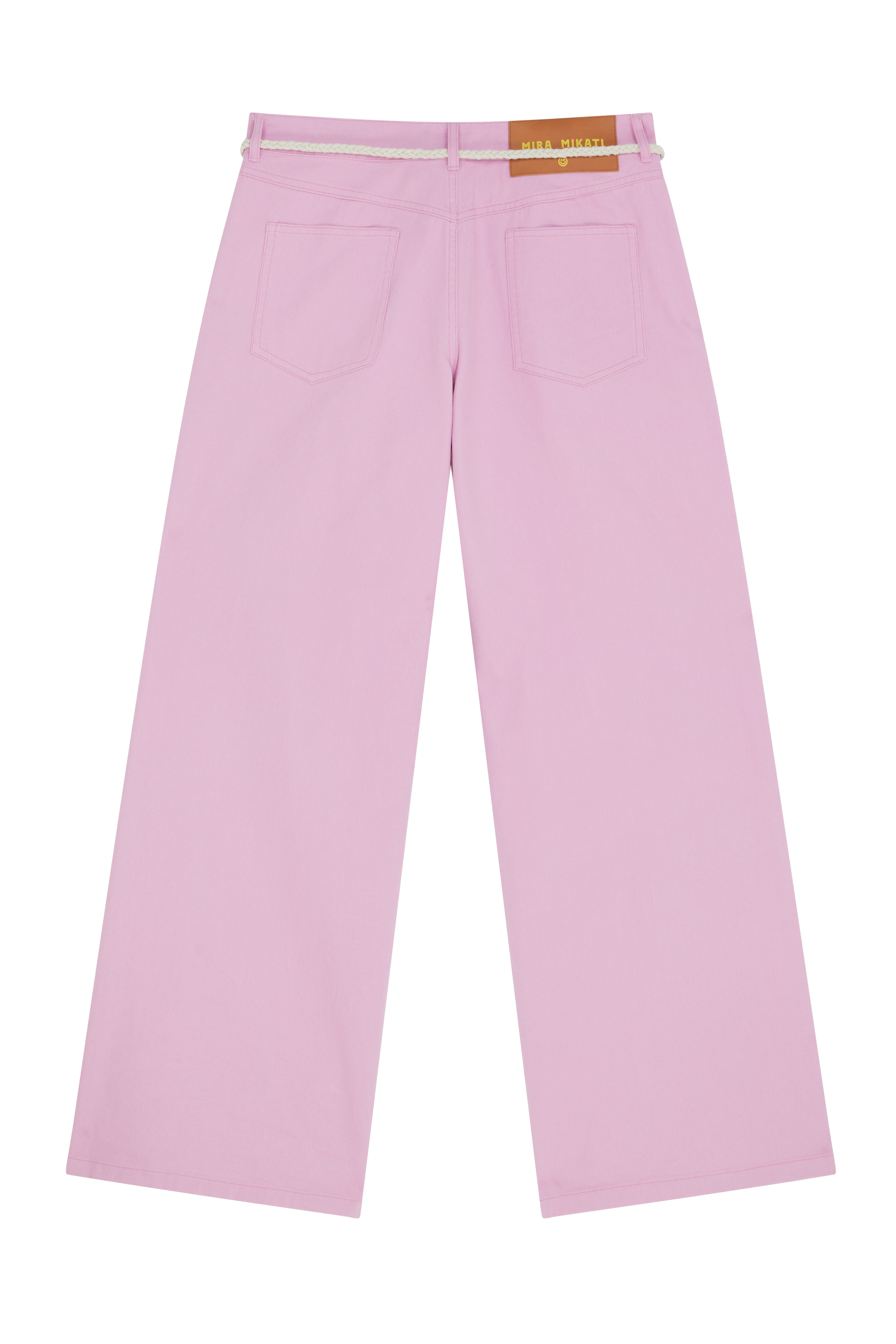 Pink Canvas Trousers 