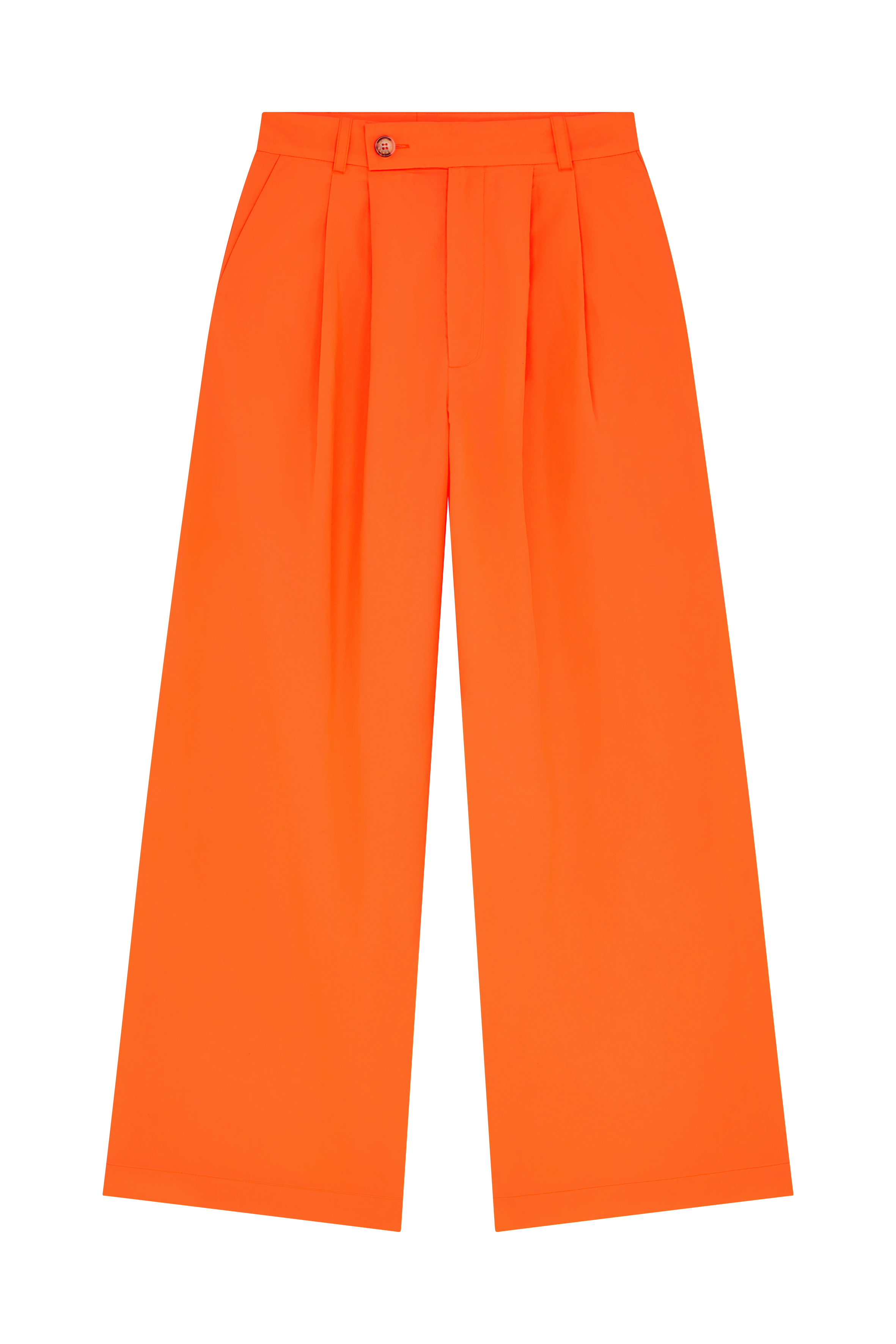 Wide Leg Pleat Front Trouser