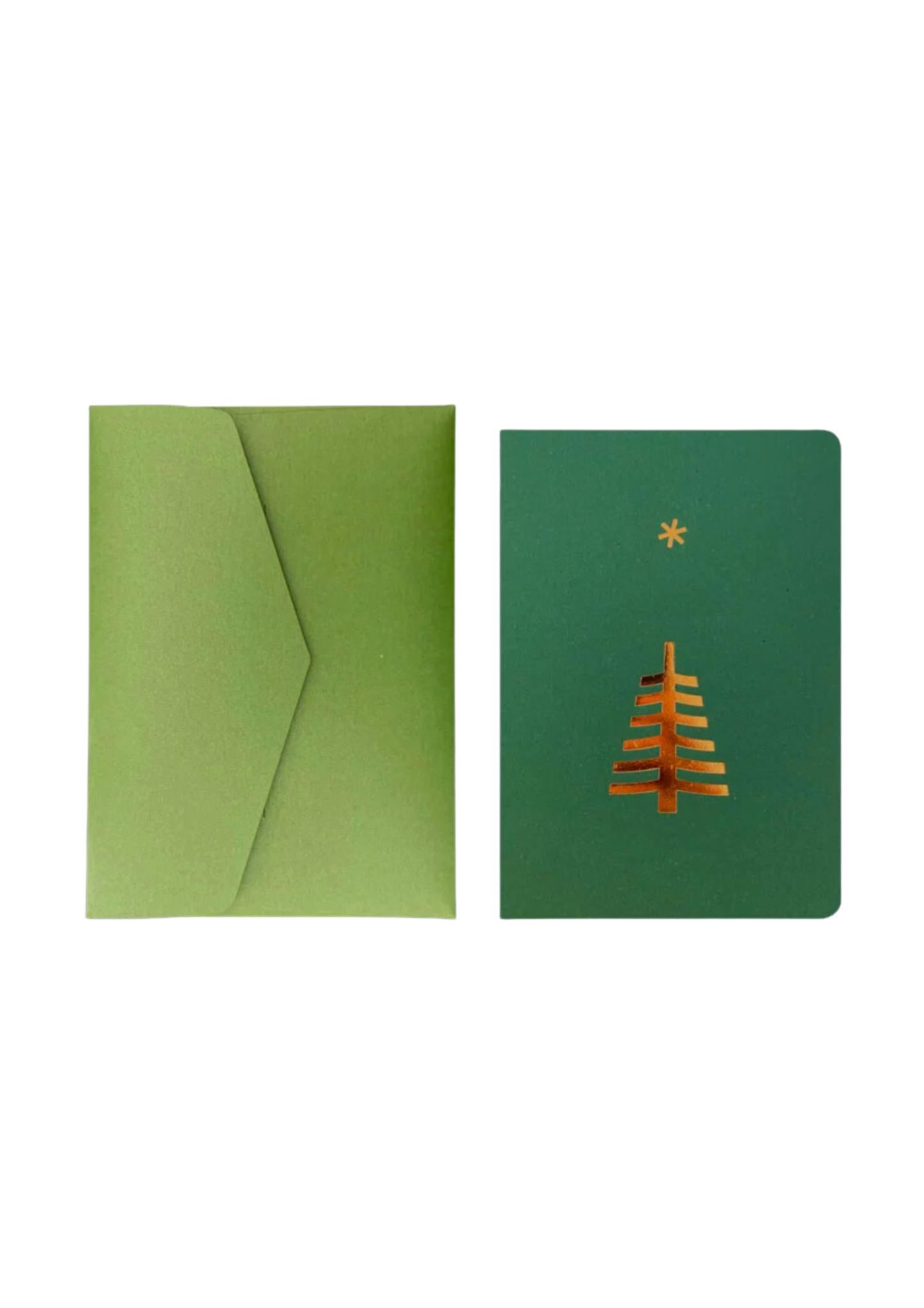 Le Typographe Christmas Tree and Star Mini Card 