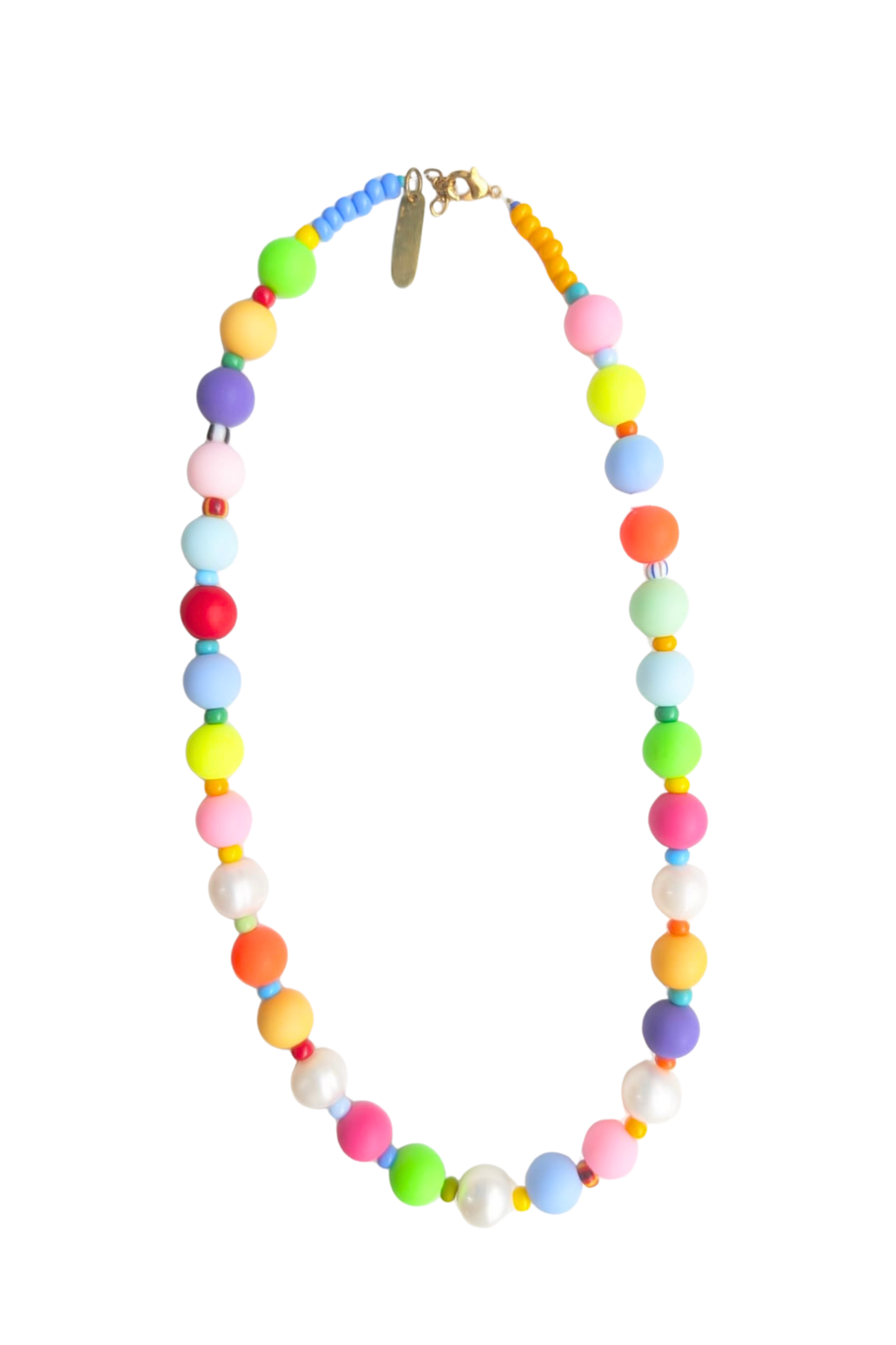 Bunny Shapiro Happy Town Pearl Necklace