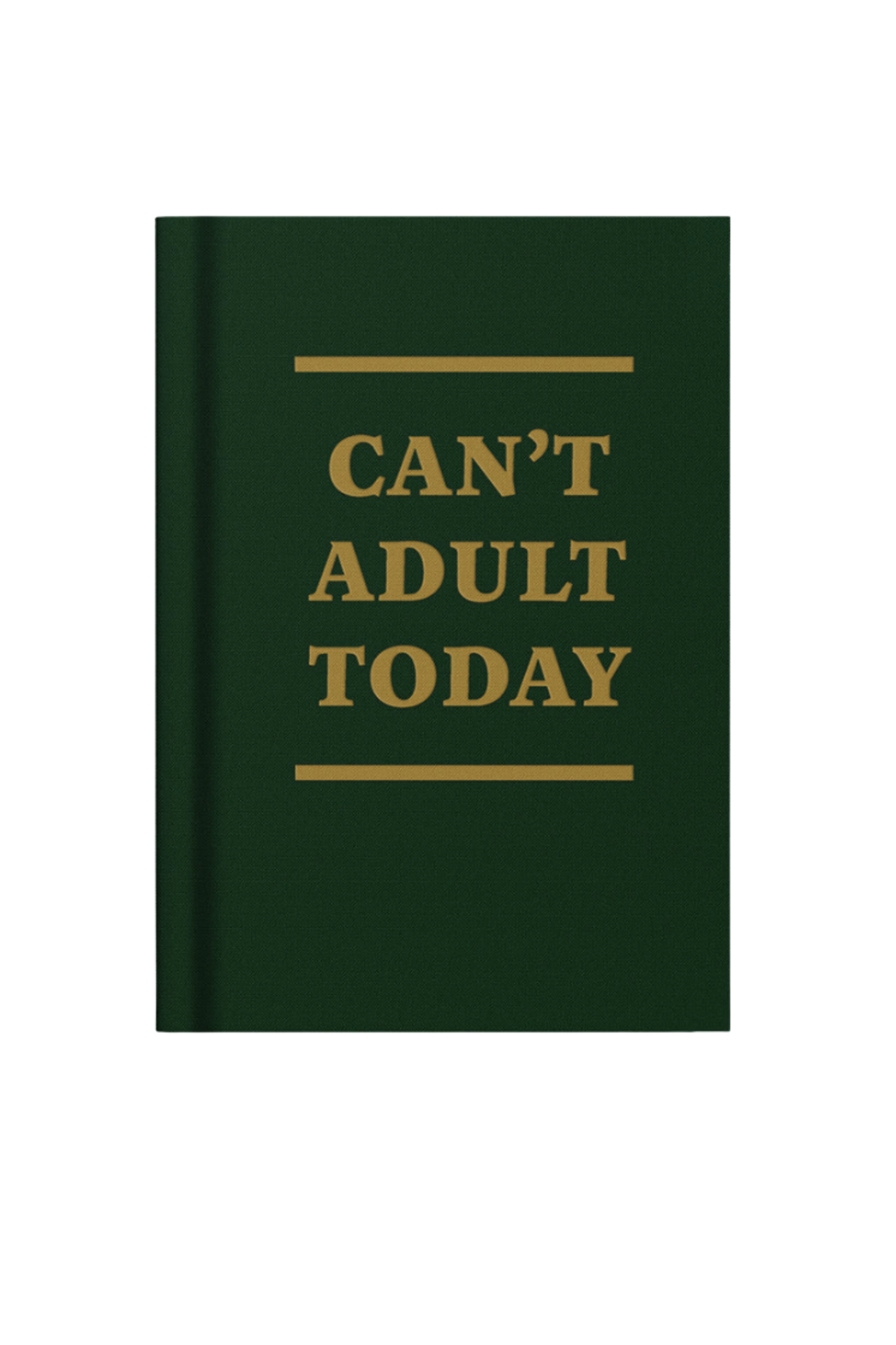 Ohh Deer Can't Adult Today Notebook