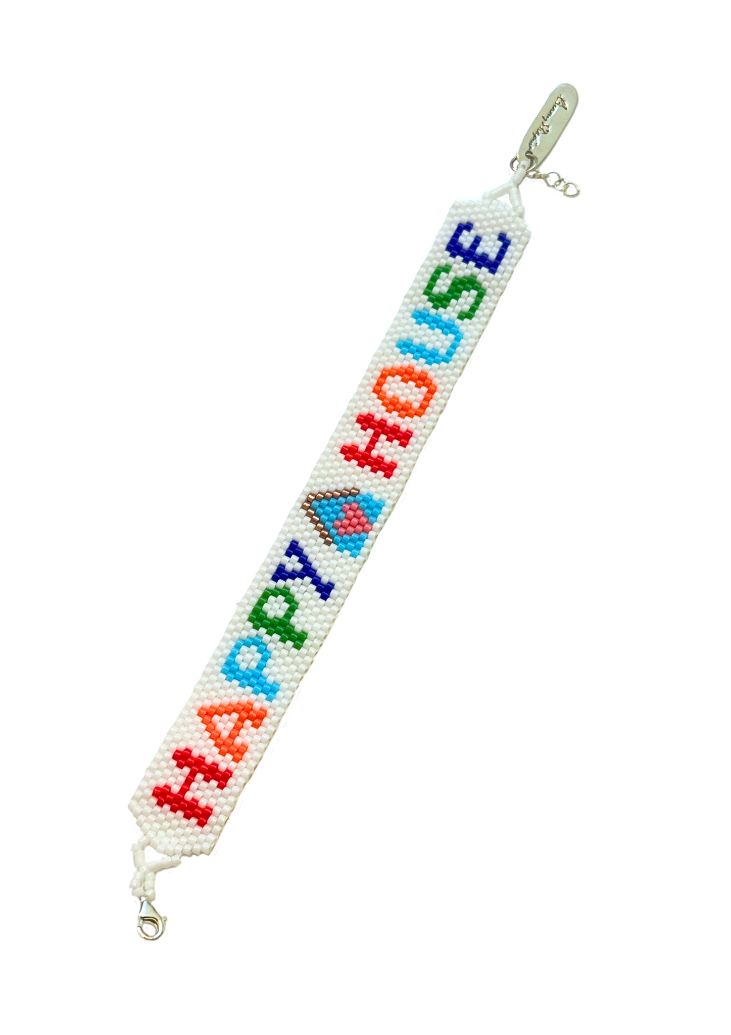 Bunny Shapiro Happy House White Bracelet 