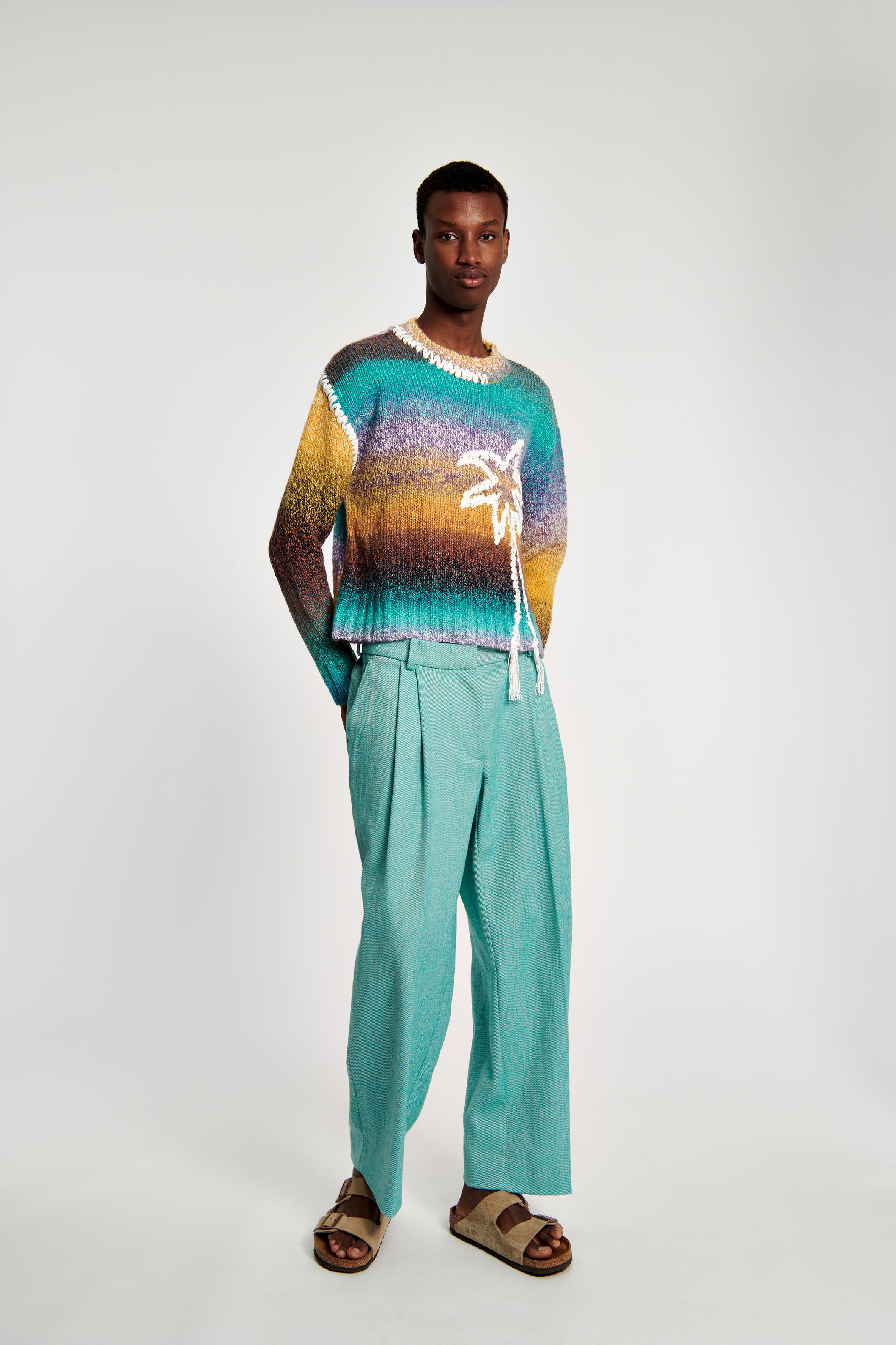 Tailored Flat Front Trousers 