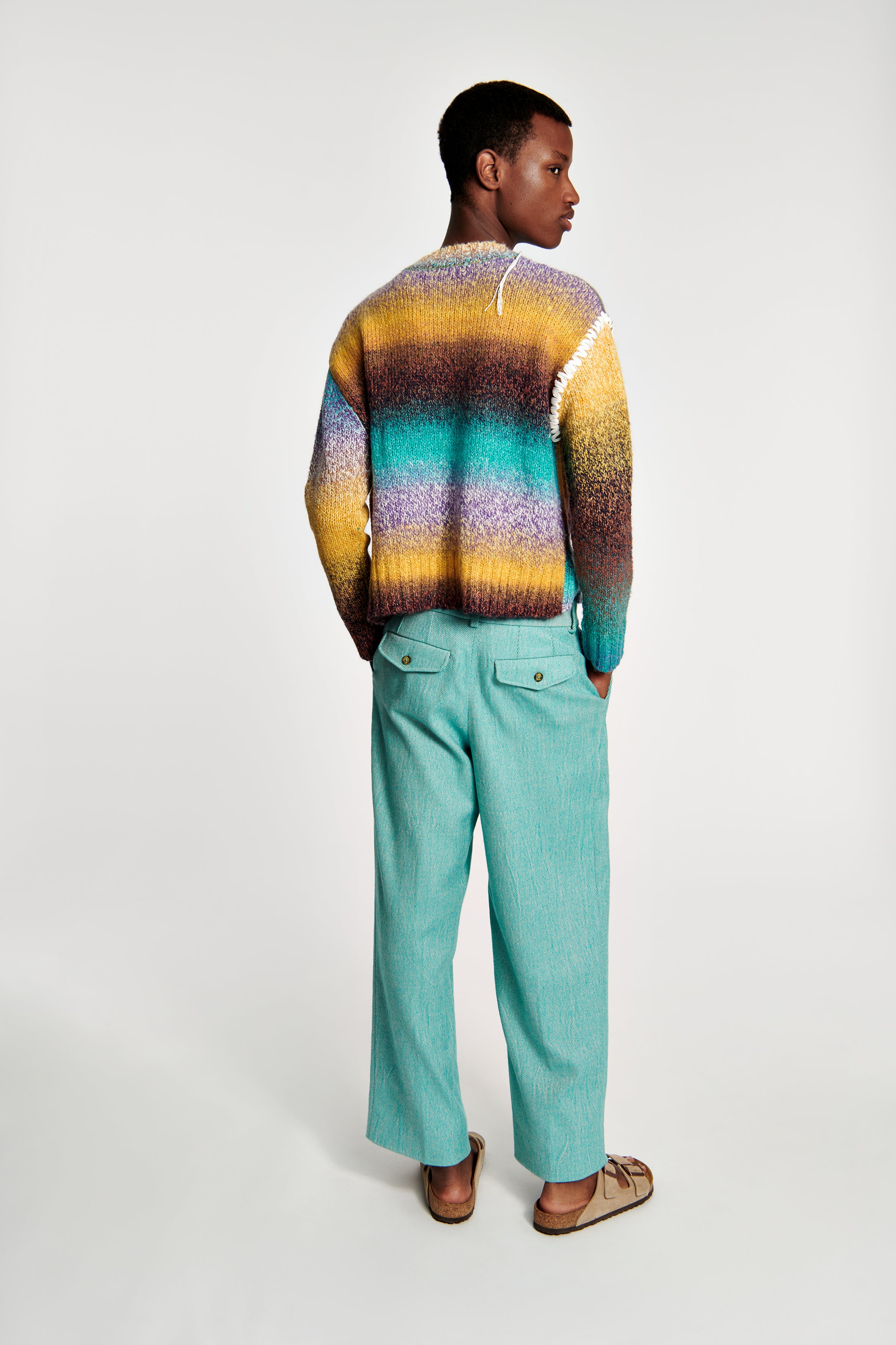 Tailored Flat Front Trousers 