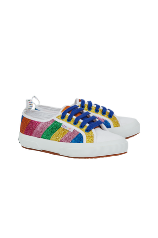 Glitter Multi-Stripes Superga